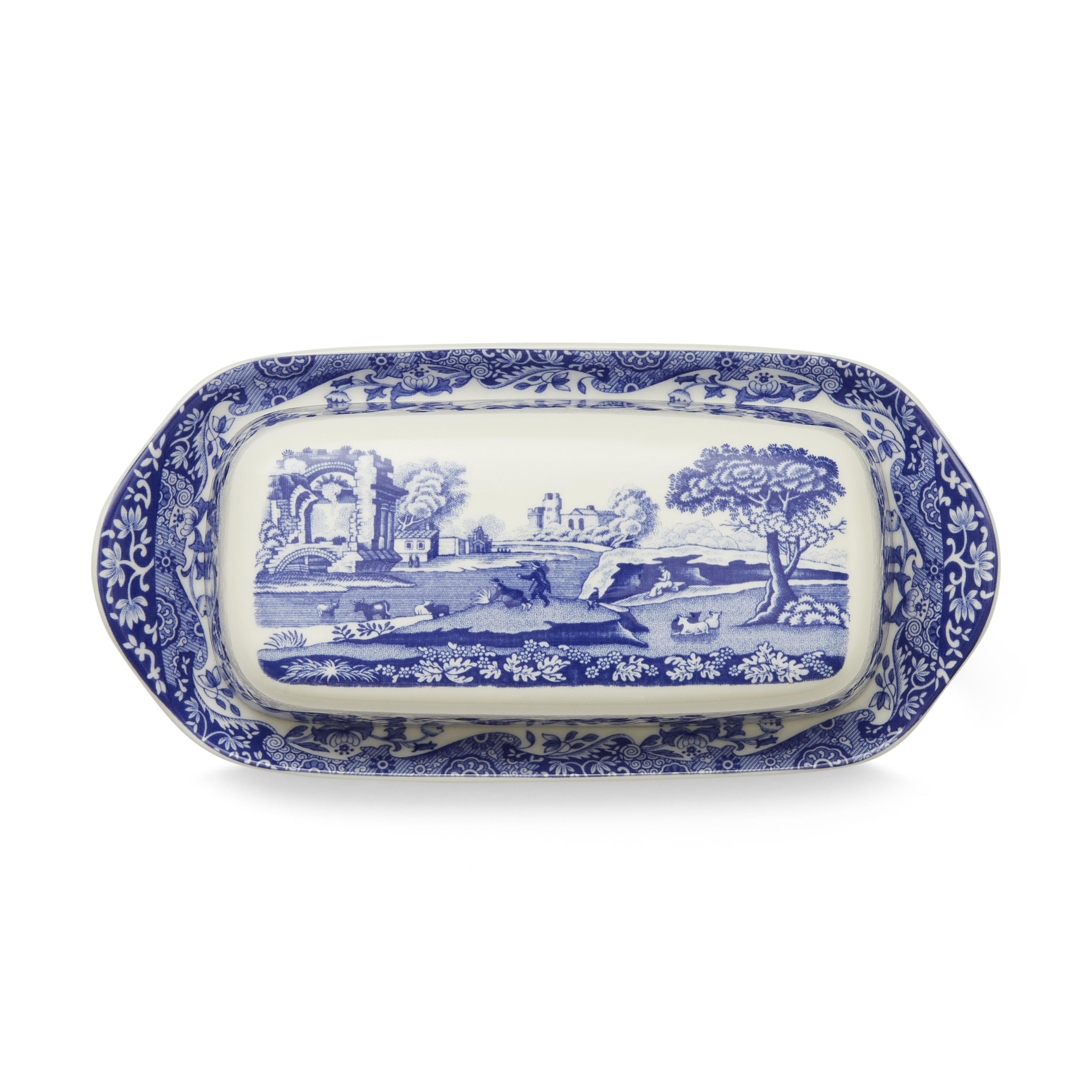 Blue Italian Butter Dish image number null